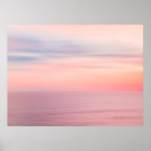 日ぼやけの空と海 ポスター (正面)