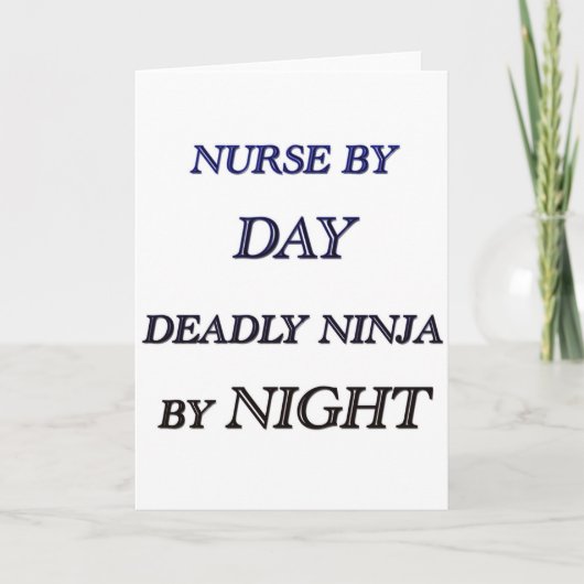 日までにナース カード (正面)