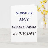 日までにナース カード (黄色い花)