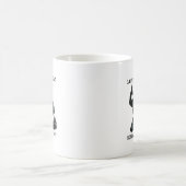 日までに弁護士、夜までに忍者 コーヒーマグカップ (中央)