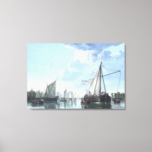 日までにDordrechtのマース キャンバスプリント (正面)