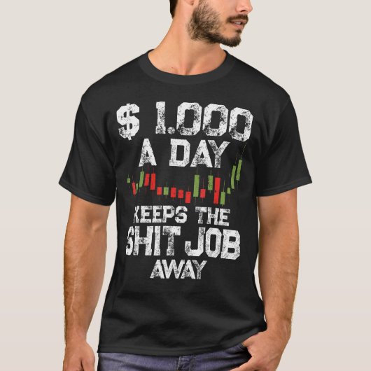 日やめ求日取引業者モチベーション在庫とForex T Tシャツ (正面)