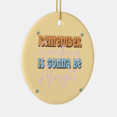 日やる気を起こさせる々のインスピレーションの引用文 セラミックオーナメント (右)