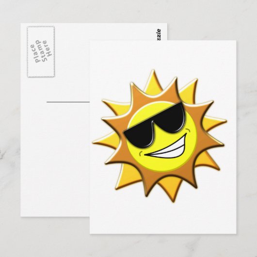 日よけ ポストカード (正面/裏面)