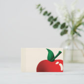 日りんご 名刺 (スタンド正面)