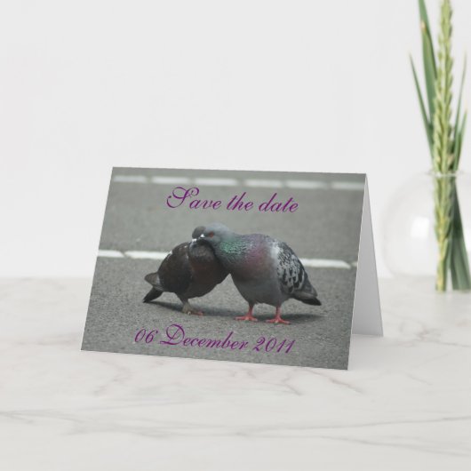 日をハトと一緒に守る 案内状 (正面)