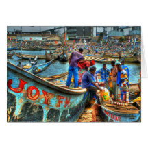 日を包むこと、Tema港ガーナ