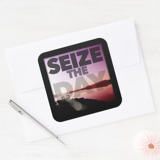 日を取る スクエアシール (封筒)