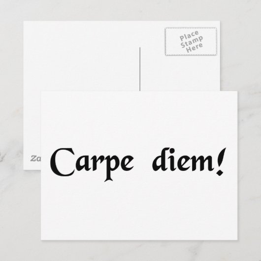 日を取れ。 ポストカード (正面/裏面)