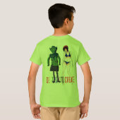 日を握って下さい Tシャツ (裏面フル)