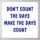 日を数えないでポスターを数える日 ポスター (正面)