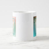 日を楽しんで下さい ジャンボコーヒーマグカップ (正面)