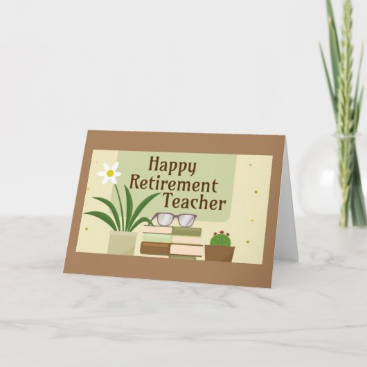 日を満たす何があなたを幸せな退職 カード (正面)