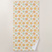 日を照らす ビーチタオル (正面)