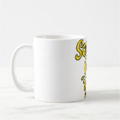 日を絞る コーヒーマグカップ (左)