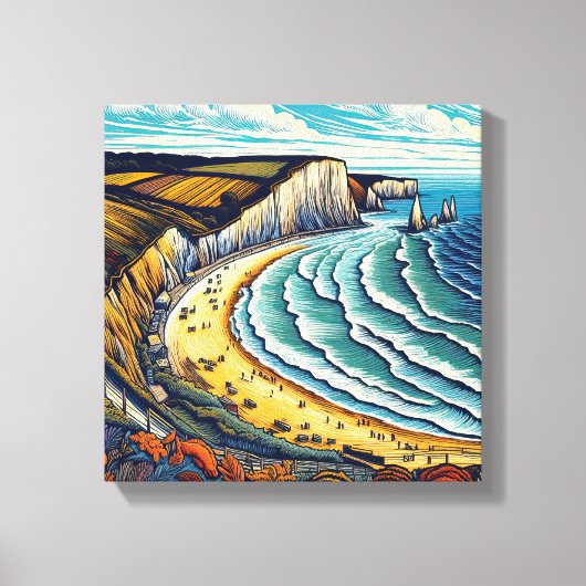 日アウト キャンバスプリント (正面)