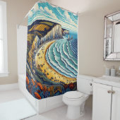 日アウト シャワーカーテン (インサイチュ)