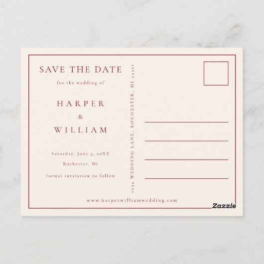 日イタリアンの入り写真はがきを保存 ポストカード (裏面)