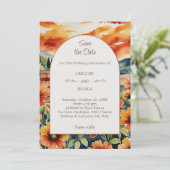 日イタリアンの入り水の色の保存結婚日 招待状 (スタンド正面)