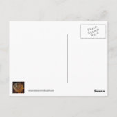 日イタリアン月カーニバルのマスク ポストカード (裏面)