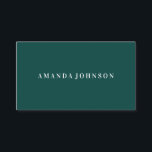 日エレガントのスパとサロンダークグリーン 名刺<br><div class="desc">プロフェッショナルシンプルとビジネスの名刺の右下コーナーにあなたの名前とタイトルや職業を飾り、シックなダークグリーンに囲ま縁どれた。情報を連絡逆側に追加するすべての色（背景色も可）の文字とサイズは、必要に応じて簡単に変更できる。要求が救済必要でカスタムすか？お店連絡を通して下さい。</div>