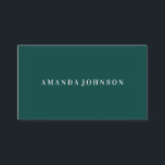 日エレガントのスパとサロンダークグリーン 名刺<br><div class="desc">プロフェッショナルシンプルとビジネスの名刺の右下コーナーにあなたの名前とタイトルや職業を飾り、シックなダークグリーンに囲ま縁どれた。情報を連絡逆側に追加するすべての色（背景色も可）の文字とサイズは、必要に応じて簡単に変更できる。要求が救済必要でカスタムすか？お店連絡を通して下さい。</div>