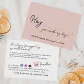 日エレガントをハート注文の梱包に変更 サンキューカード