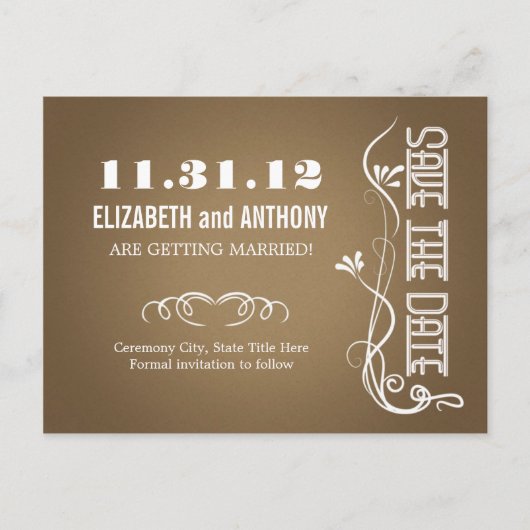 日エレガント付はがきを保存する 案内ポストカード (正面)