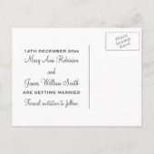 日エレガント付を保存する 案内ポストカード (裏面)