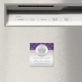 日エレガント付を紫色王室ので保存 マグネット (インサイチュ (食洗機))