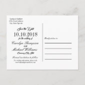 日エレガント付を除くピンク紫の花 案内ポストカード (裏面)