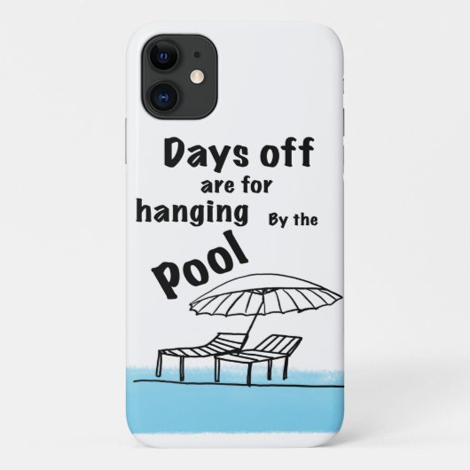 日オフつるはプールが行う Case-Mate iPhoneケース (裏面)