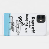 日オフつるはプールが行う Case-Mate iPhoneケース (裏面(横))