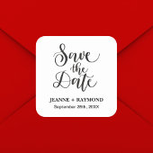 日カスタマイズ付の発表結婚を保存 スクエアシール