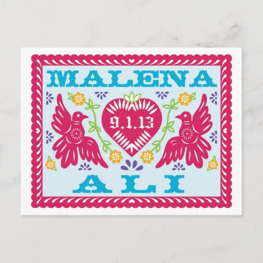 日カスタマイズ付ポストカードの保存 案内ポストカード (正面)