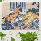 日カッコいい本のヴィンテージ浮世絵 キッチンタオル (折り畳み)