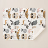 日カッコいい照おもしろい眼鏡 シェルパブランケット (正面(横))