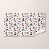 日カッコいい照おもしろい眼鏡 バスタオルセット (ハンドタオル)