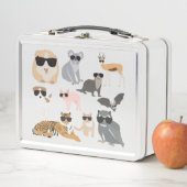 日カッコいい照おもしろい眼鏡 メタルランチボックス (インサイチュ)