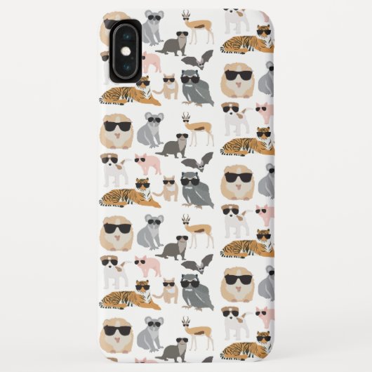 日カッコいい照おもしろい眼鏡 Case-Mate iPhoneケース (裏面)
