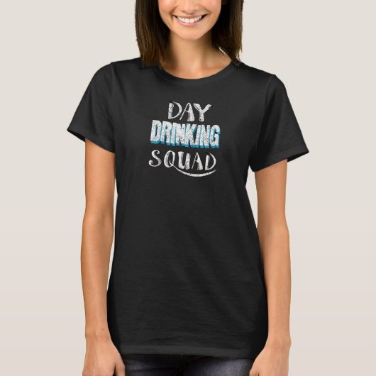日カッコいい飲み分隊アルコおもしろいールドリンカーグルーウ Tシャツ (正面)