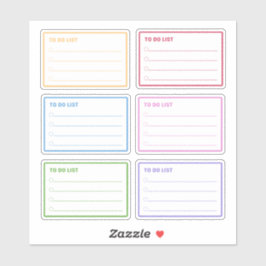 日カラフル々のプランナーをリストするには シール