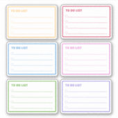 日カラフル々のプランナーをリストするには シール (正面)