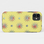 日カラフル星デザイン Case-Mate iPhoneケース (裏面(横))