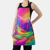 日カラフル没ビュー エプロン (インサイチュ)