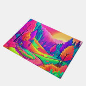 日カラフル没ビュー ドアマット (アングル)