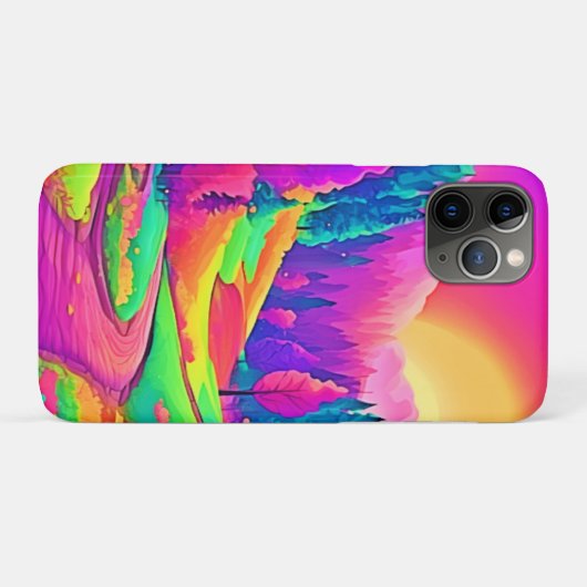 日カラフル没ビュー Case-Mate iPhoneケース (裏面(横))