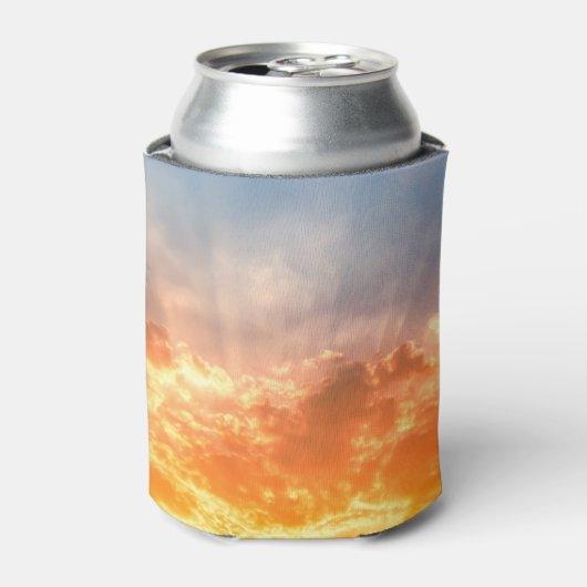 日カラフル没:炎々とした空の夕暮れ。 缶クーラー (缶正面)