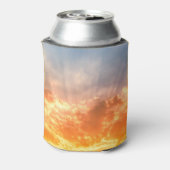 日カラフル没:炎々とした空の夕暮れ。 缶クーラー (缶裏面)