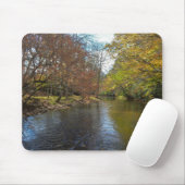 日カラフル照紅葉が秋の流れを反映 マウスパッド (マウス)